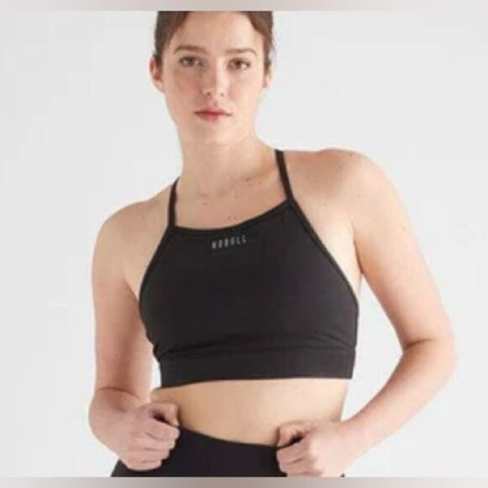 NWT NOBULL Women’s Black High Neck Sports Bra Tank Top CrossFit- XS